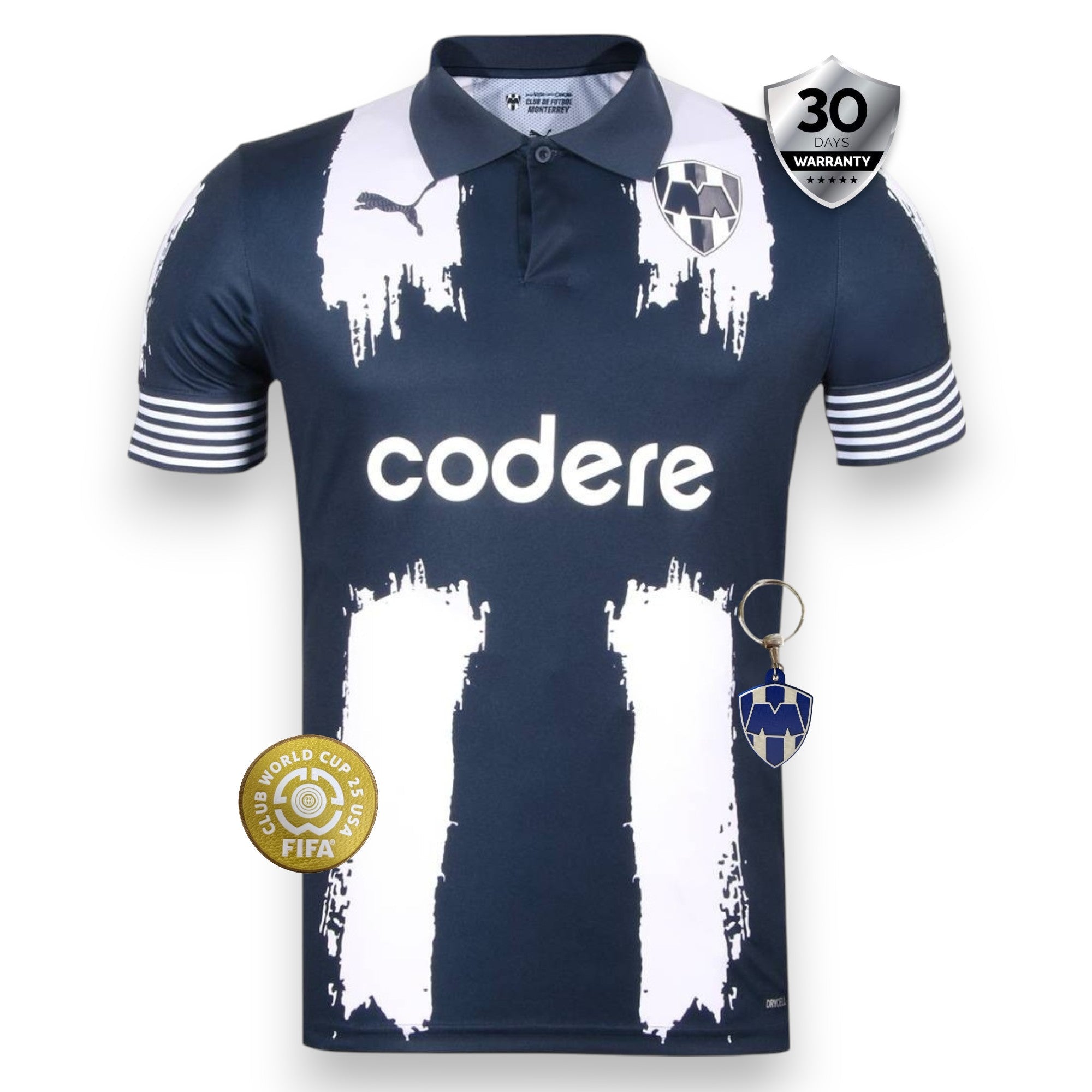 CF Monterrey Home Jersey Clubs Word Cup