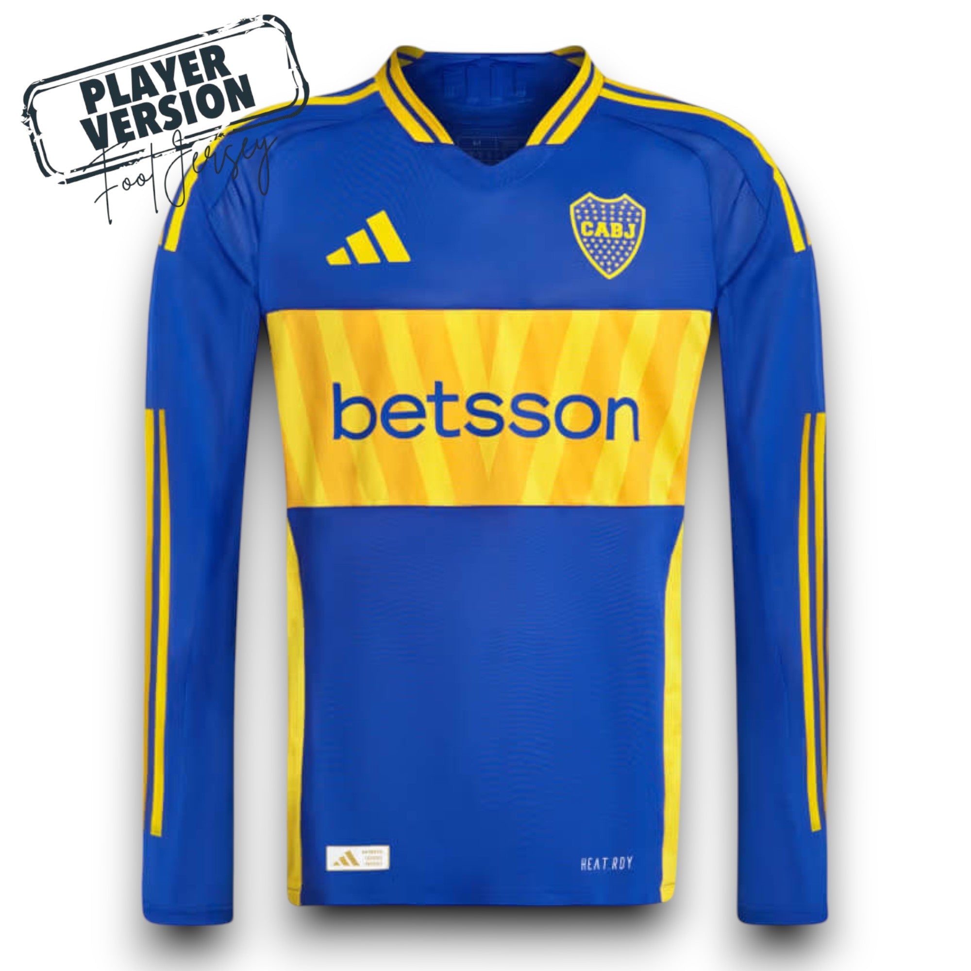Boca Juniors Player Home Jersey 2024/25 - Long Sleeve