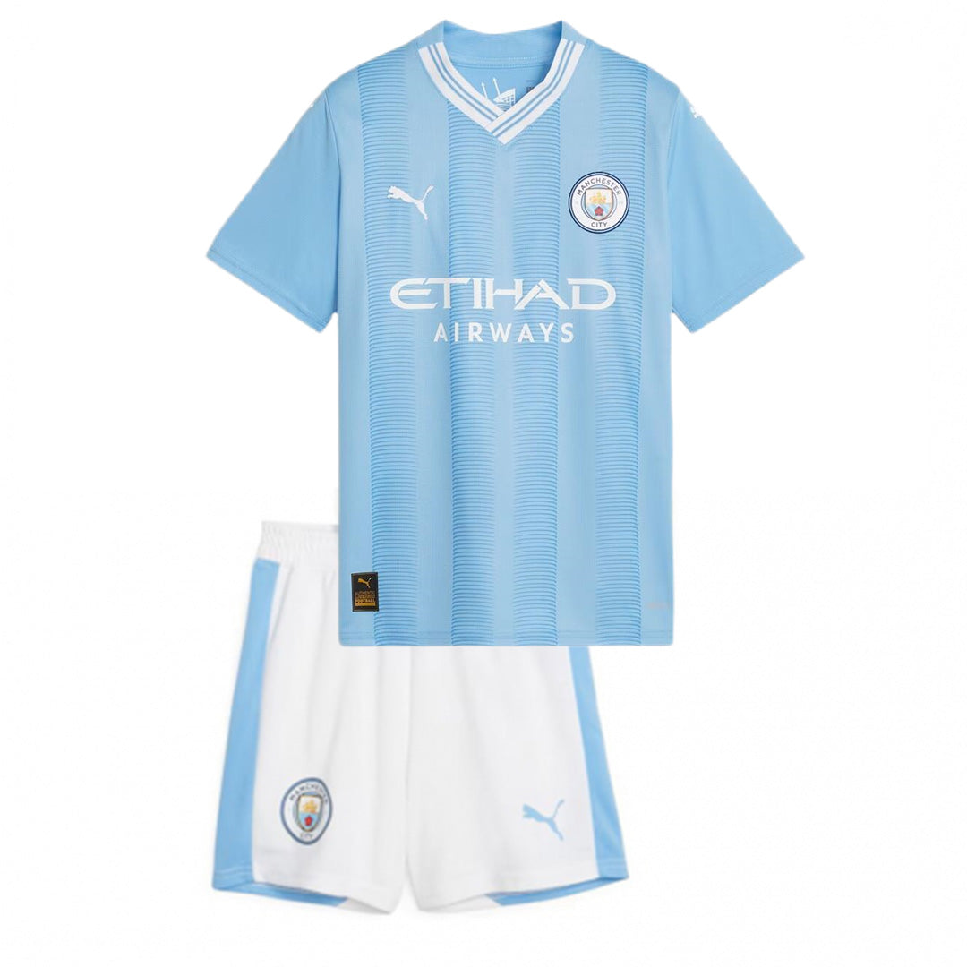 Kids Manchester City Home Kit 23/24