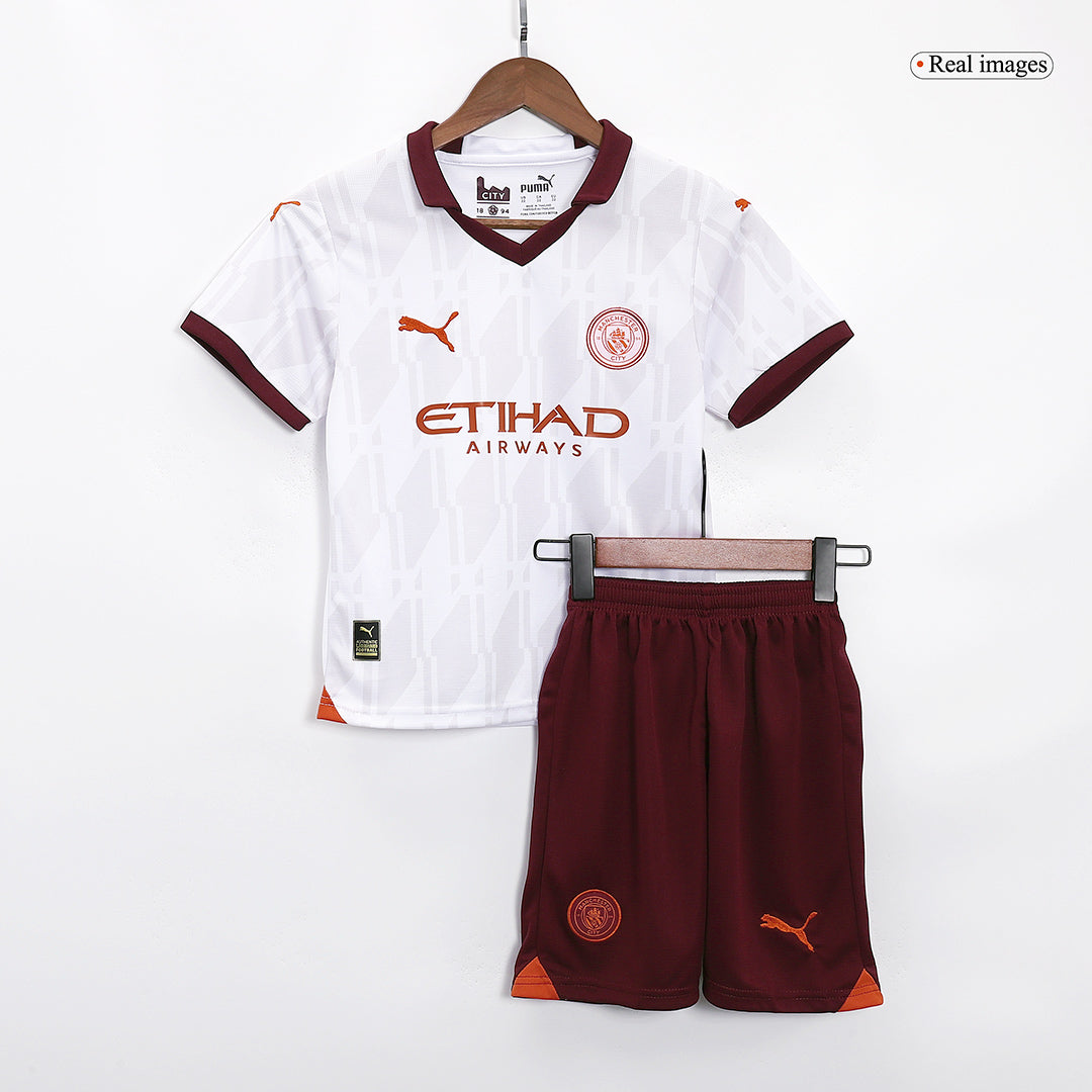 Kids Manchester City Away Kit 23/24