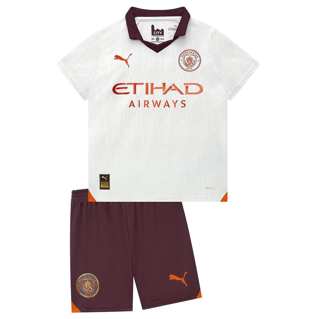 Kids Manchester City Away Kit 23/24