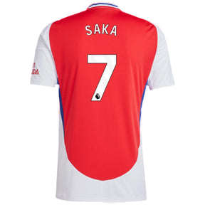 #7 Saka Arsenal Home Jersey 2024/2025 - Red and White