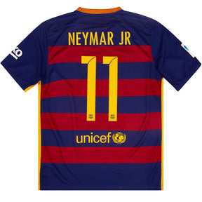 Camisa Barcelona Retro Home Neymar JR 2015/2016