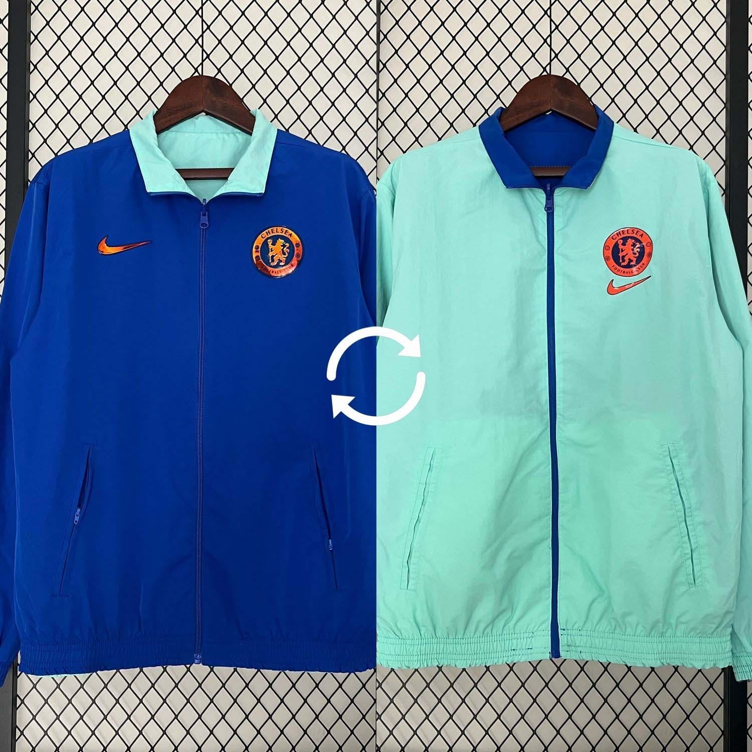 Chelsea 23/24 Windbreaker Reversible Blue and Green