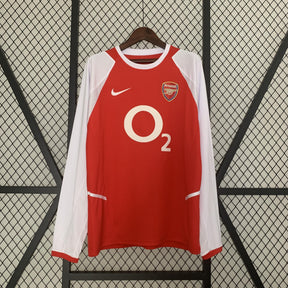 Arsenal Retro Jersey home 2002/04 - Long Sleeve