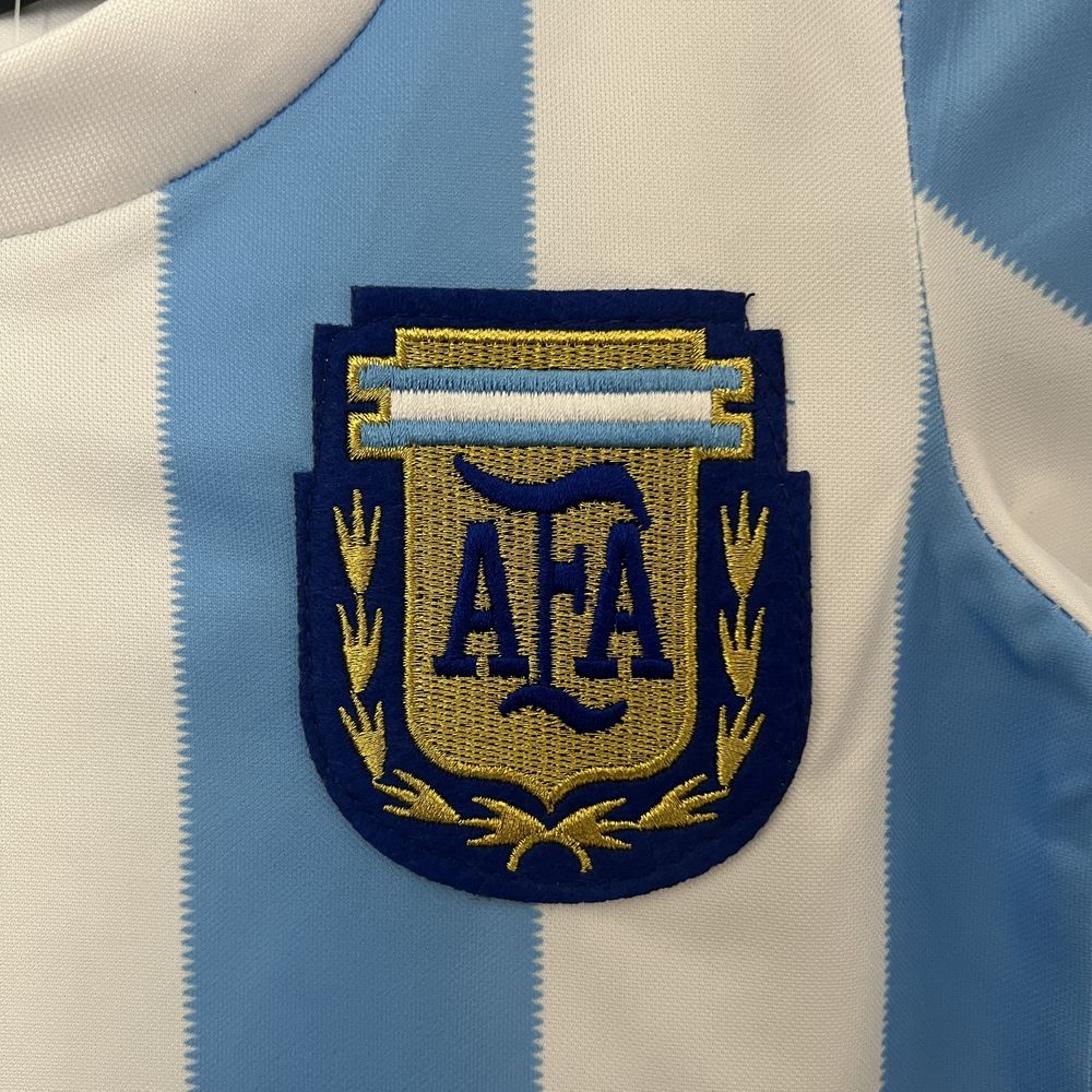 Camiseta Argentina Retro 1986 para niños