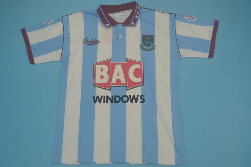 West Ham United Retro Away Jersey 1991/1992