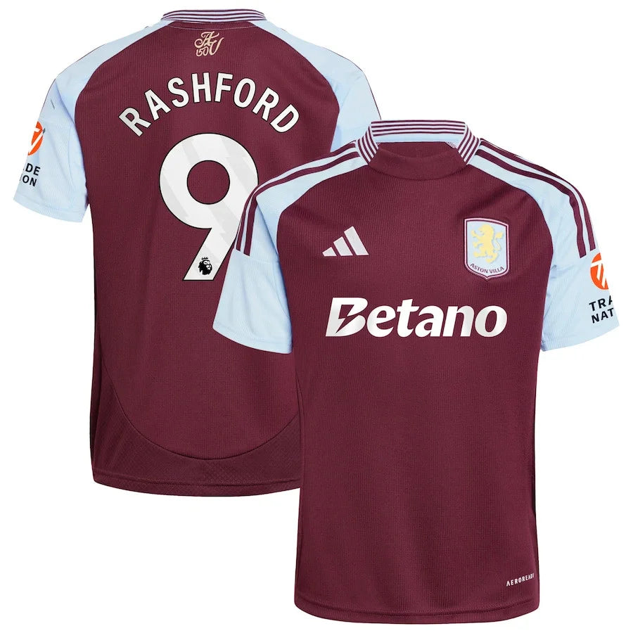 Rashford #9 - Aston Villa Home Jersey 2024/2025