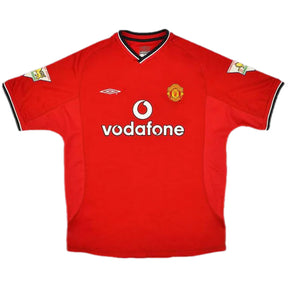 BECKHAM #7 Manchester United Retro Jersey Home 2000/01