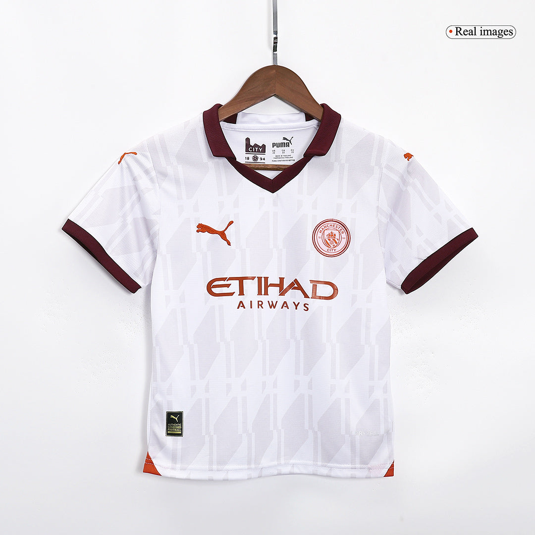Kids Manchester City Away Kit 23/24