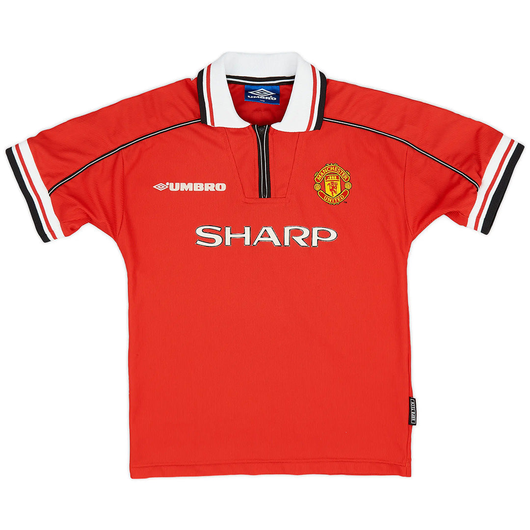 BECKHAM #7 Manchester United Retro Jersey Home 1999/00