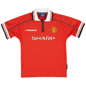 BECKHAM #7 Manchester United Retro Jersey Home 1999/00