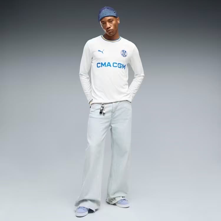 Olympique de Marseille 2026/27 Home Long Sleeve Jersey