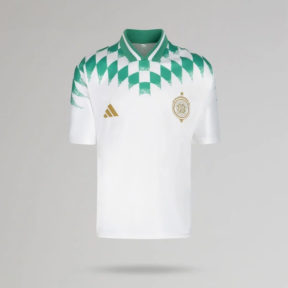 Celtic FC 2026/27 Stadium Pack White Jacquard Jersey