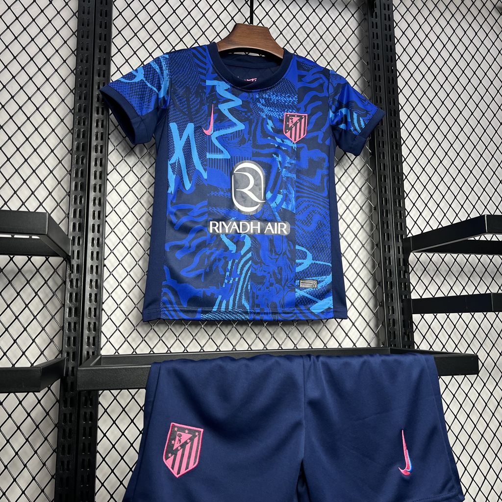 Kids Atletico Madrid Third Kit 2024/2025