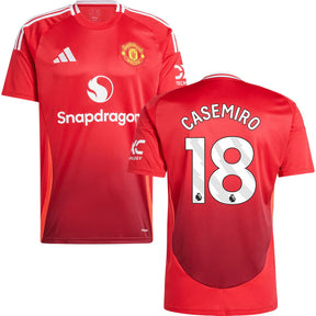 #18 Casemiro Jersey Manchester United Home 2024/2025