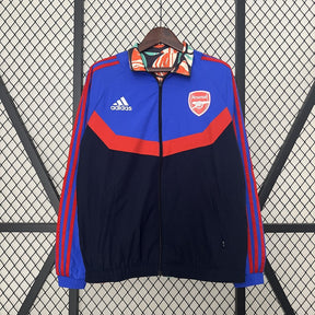 Arsenal 24/25 Windbreaker Reversible Blue and Orange