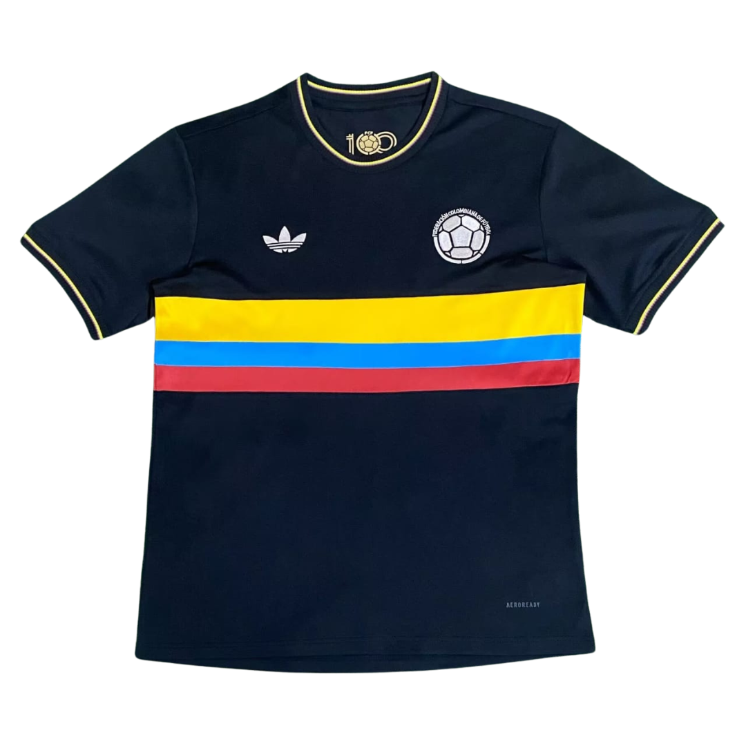 Camiseta Colombia Centenario 2024/2025 Negra