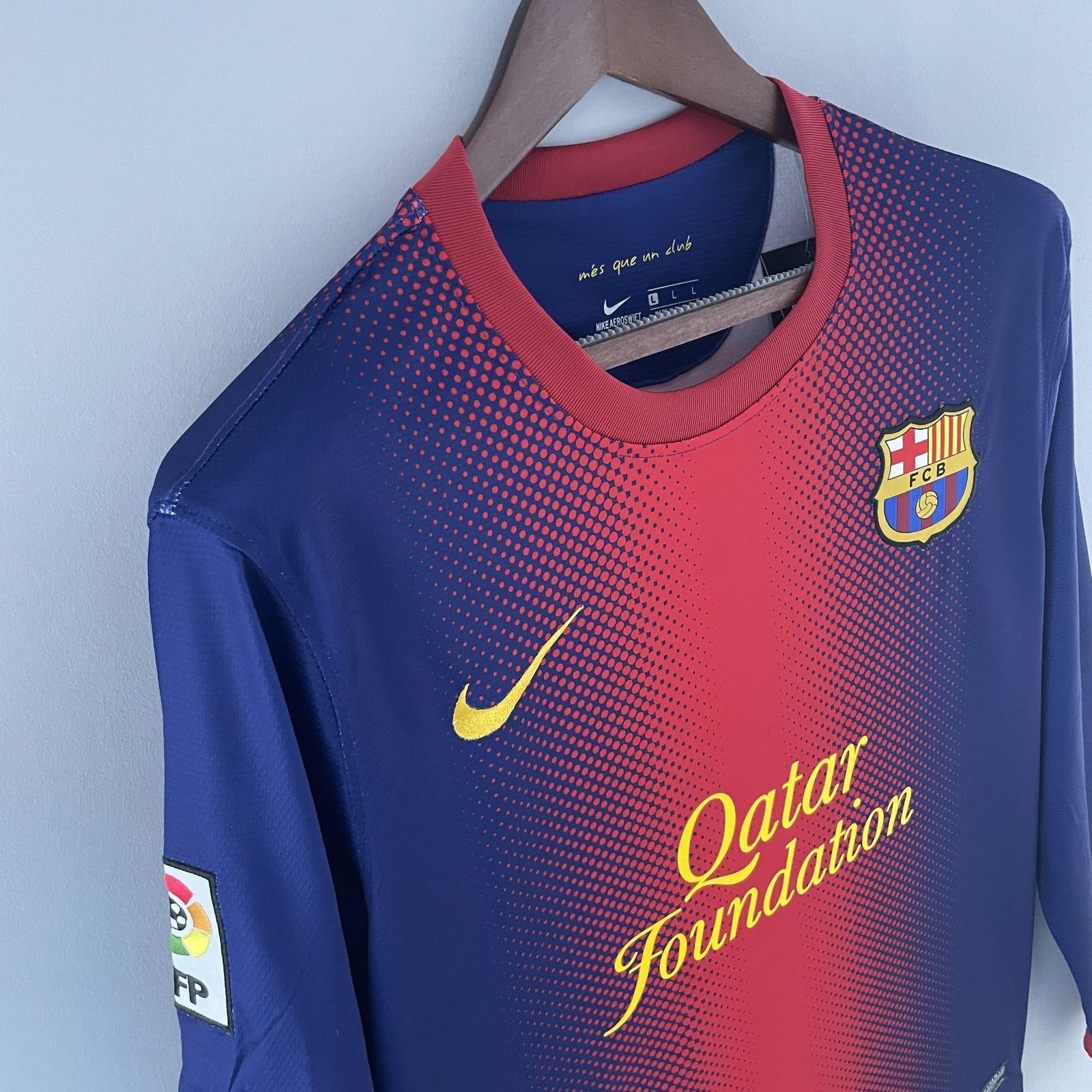 Barcelona Retro Home Jersey 12/13 - Long Sleeve
