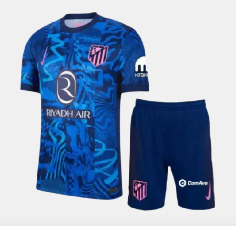 Kids Atletico Madrid Third Kit 2024/2025