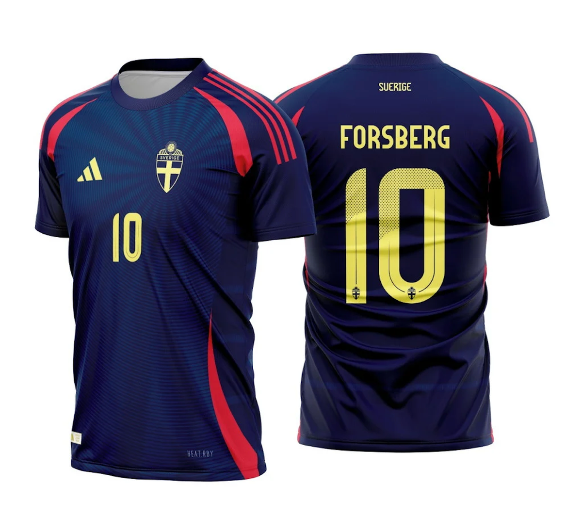 #10 Fosberg Sweden Away Jersey 2024/2025