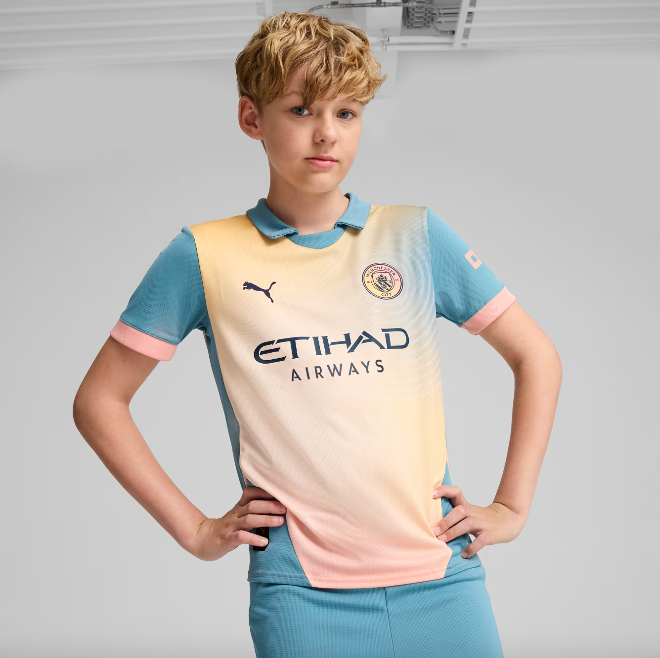 Kids Manchester City Fourth "Definitely City" Kit 2024/2025