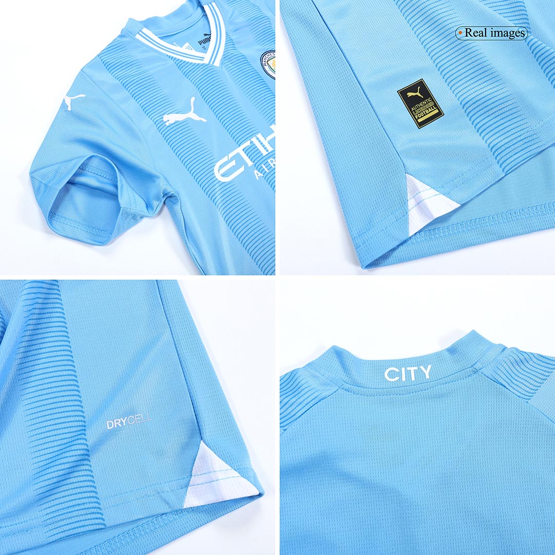 Kids Manchester City Home Kit 23/24