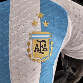 Argentina Copa del Mundo Camiseta 2022 - Versión Jugador