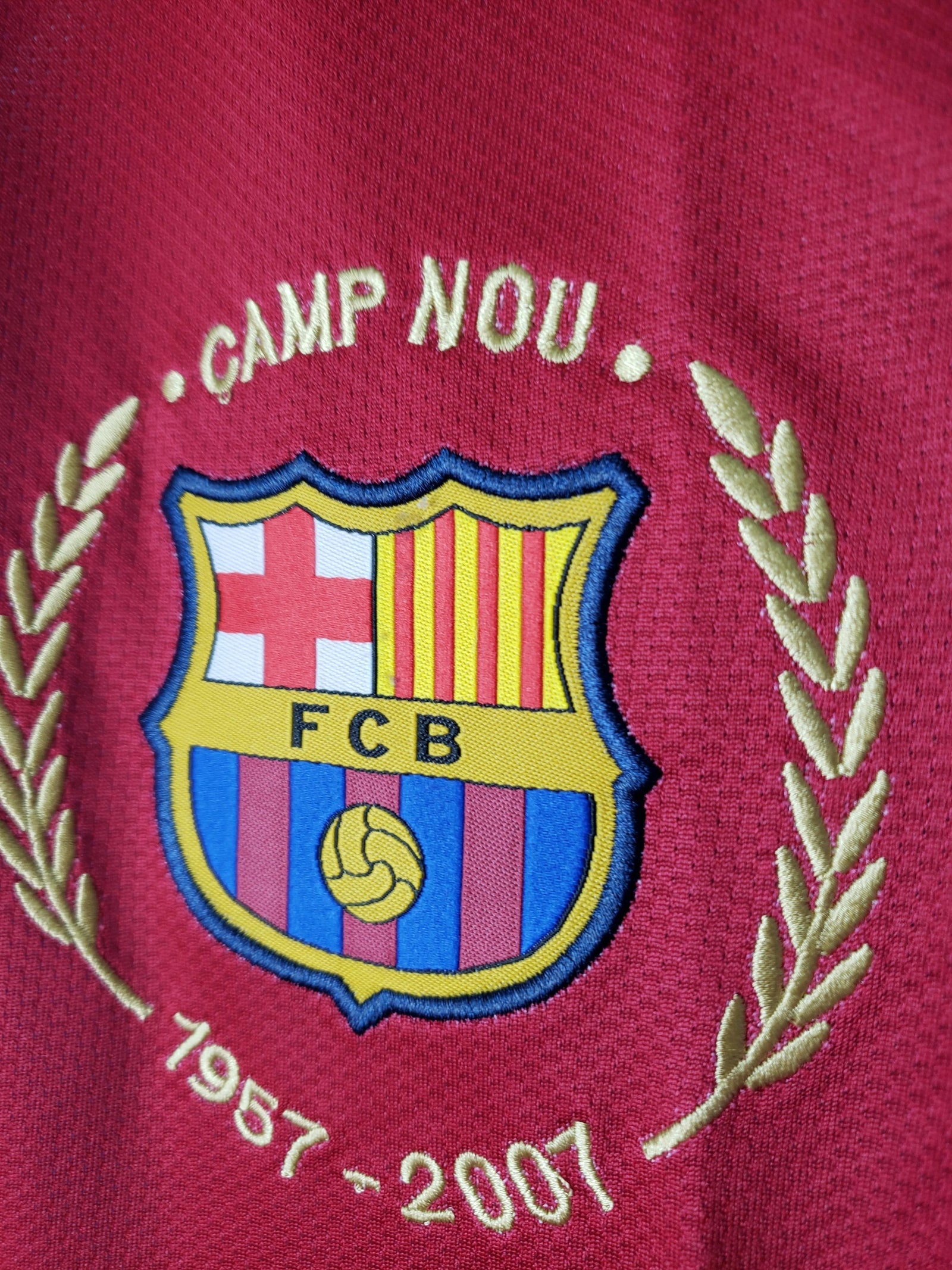 Barcelona Retro Home Jersey 07/08 - Long Sleeve