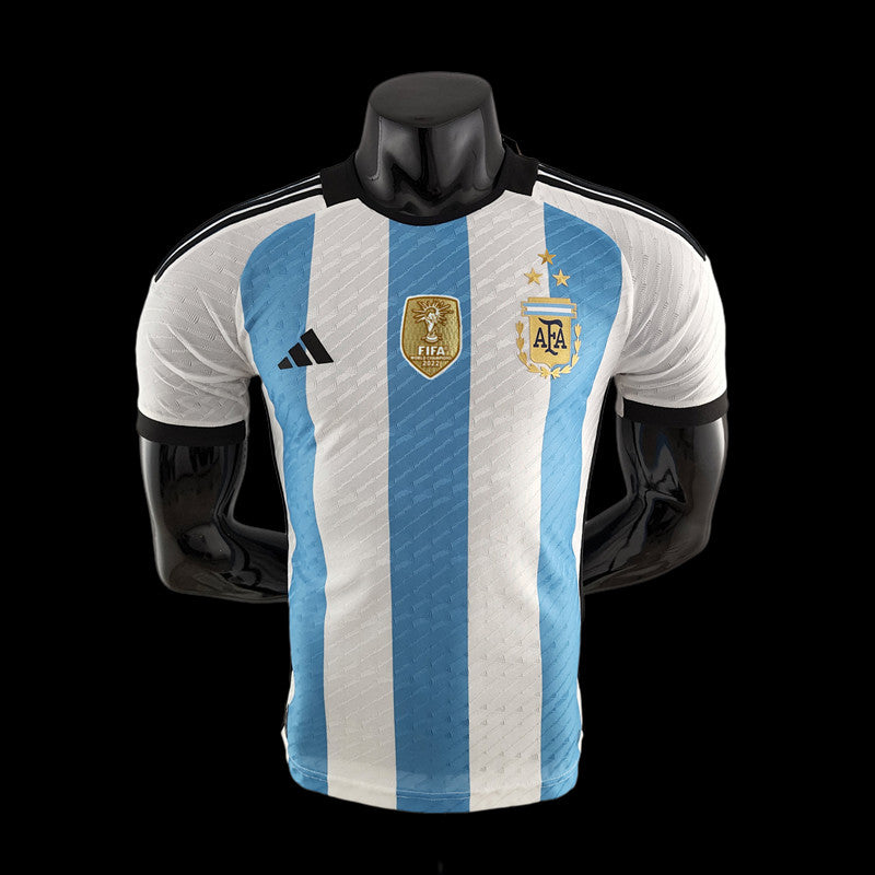 Argentina Copa del Mundo Camiseta 2022 - Versión Jugador