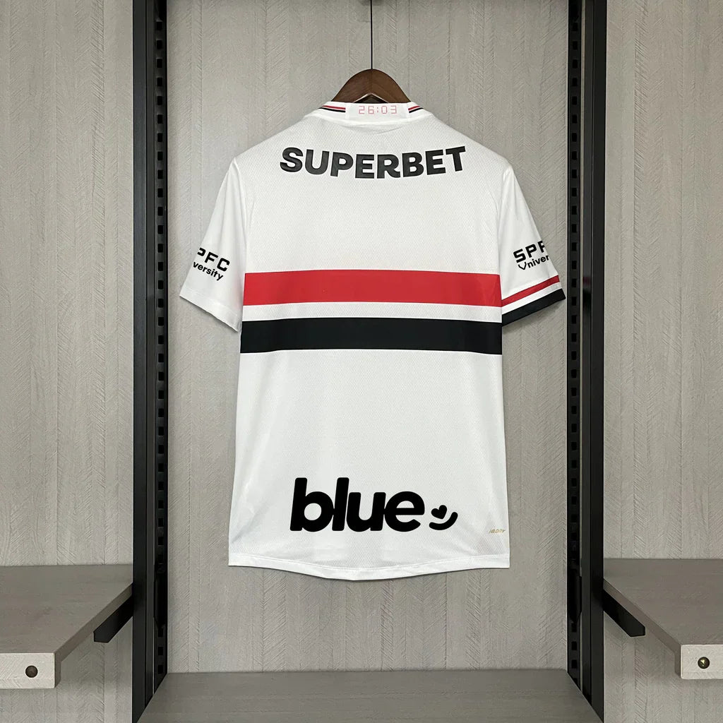 Camisa São Paulo I 25/26 Com Patrocínios
