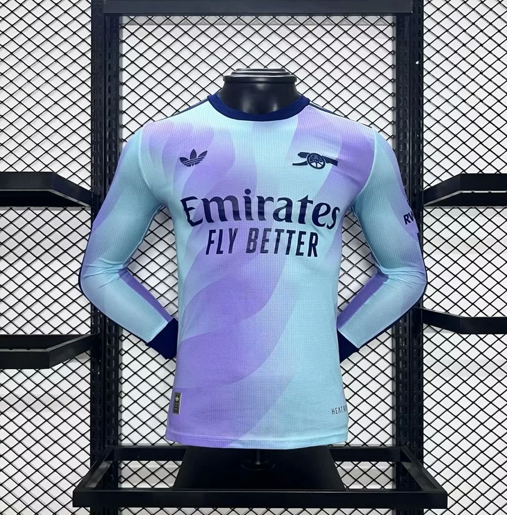 Arsenal Player Third Jersey 2024/2025 Long Sleeve