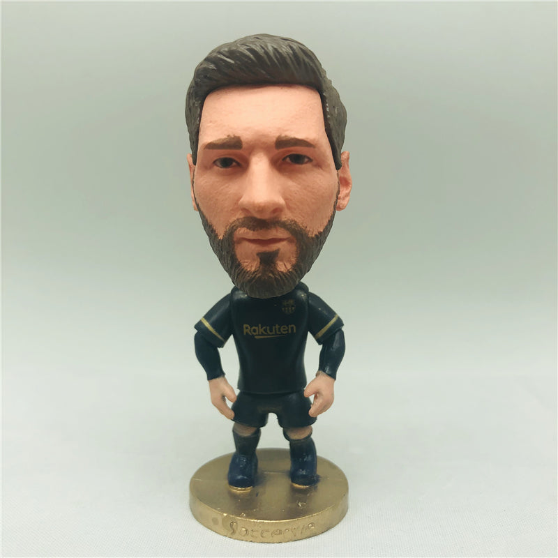 Barcelona #10 Lionel Messi Doll 2020 Season Black Kit