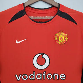 100th Anniversary Manchester United Retro Jersey home 2002/04