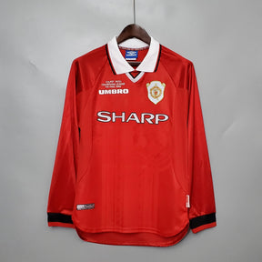 Manchester United Retro Jersey home 1999/00 -  Long Sleeve