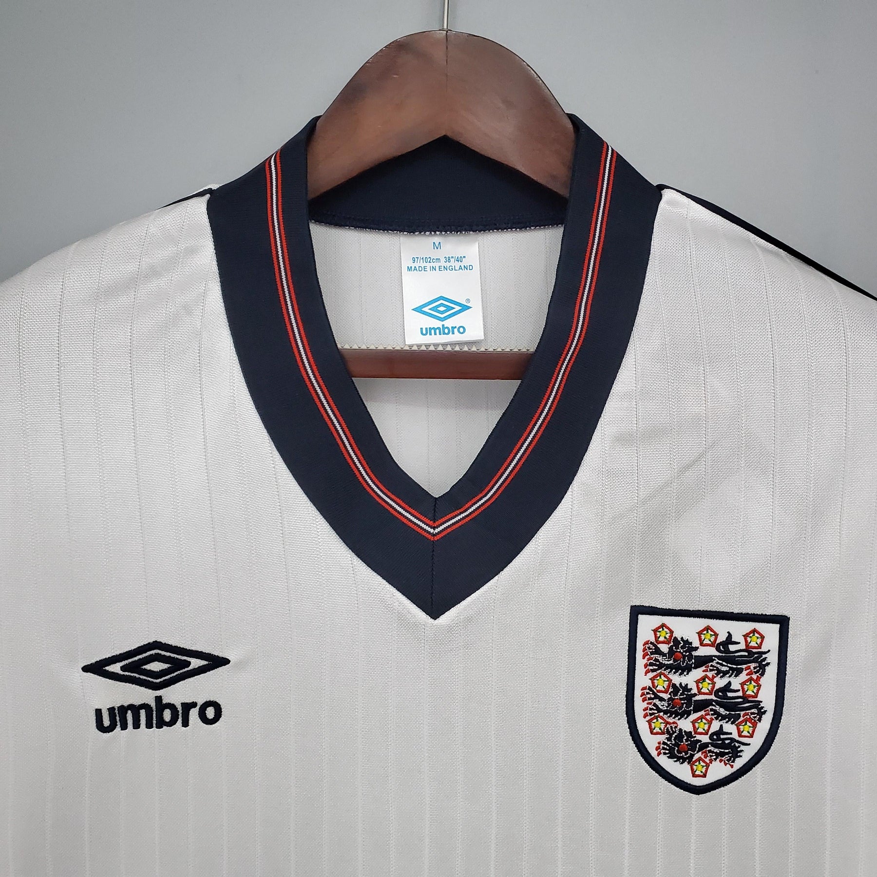 England Retro Home Jersey 1984/1987