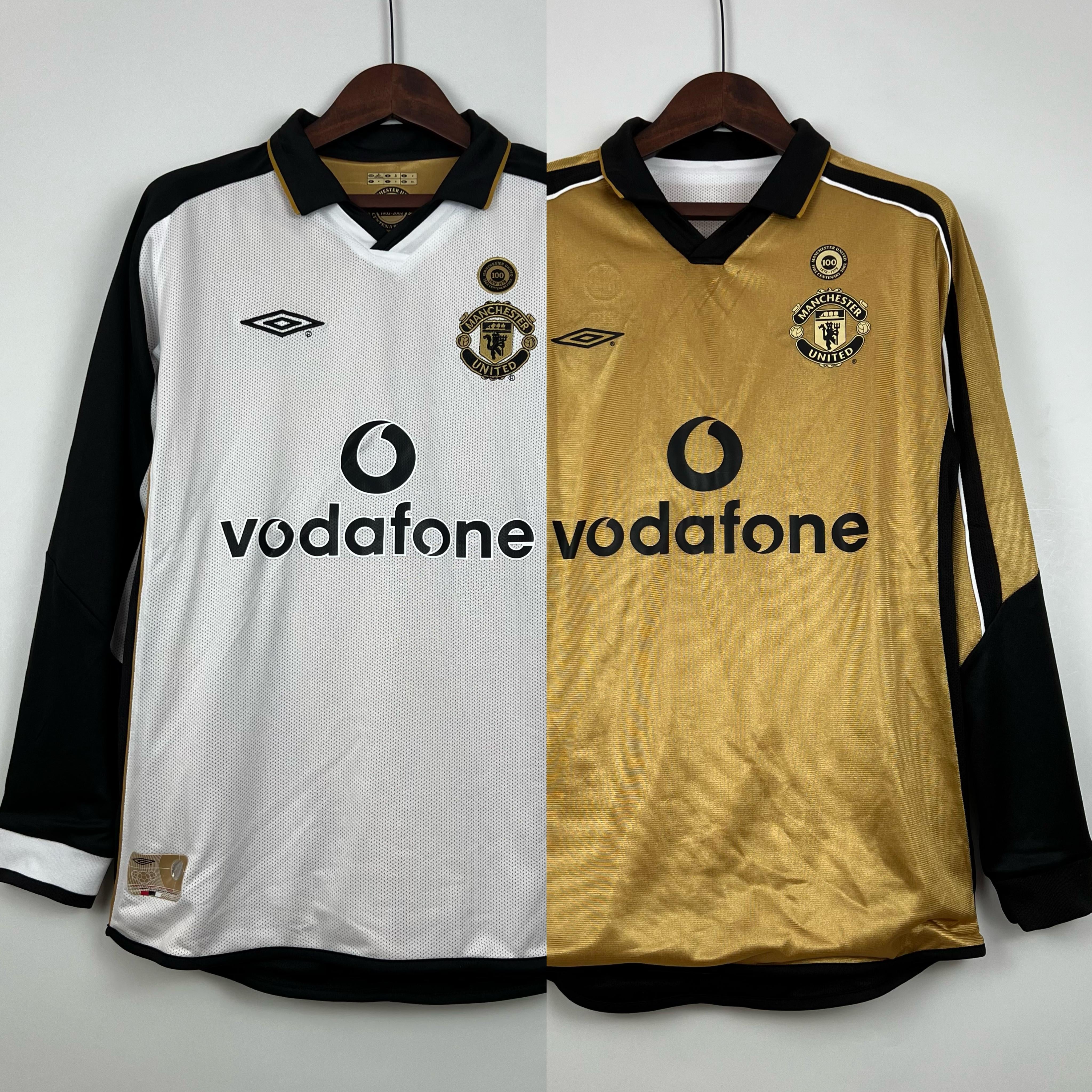 Retro Home 01/02 Men's Long Sleeve 100th Anniversary Jersey