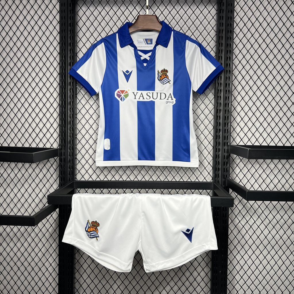 Kids Real Sociedad Home Kit 2024/2025