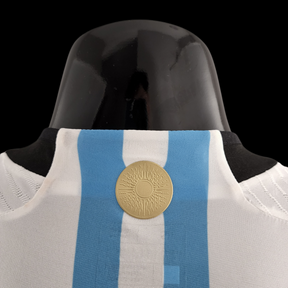 Argentina Copa del Mundo Camiseta 2022 - Versión Jugador