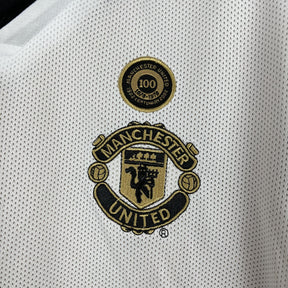 100th Anniversary Manchester United Retro Jersey home 2001/02 - Long Sleeve