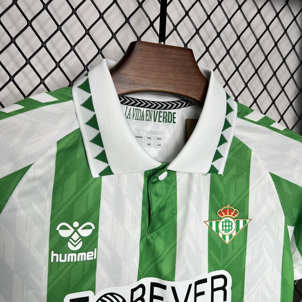 Kids Real Betis Home Kit 2024/2025