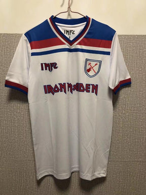 West Ham United Retro Iron Maiden White Jersey 1999