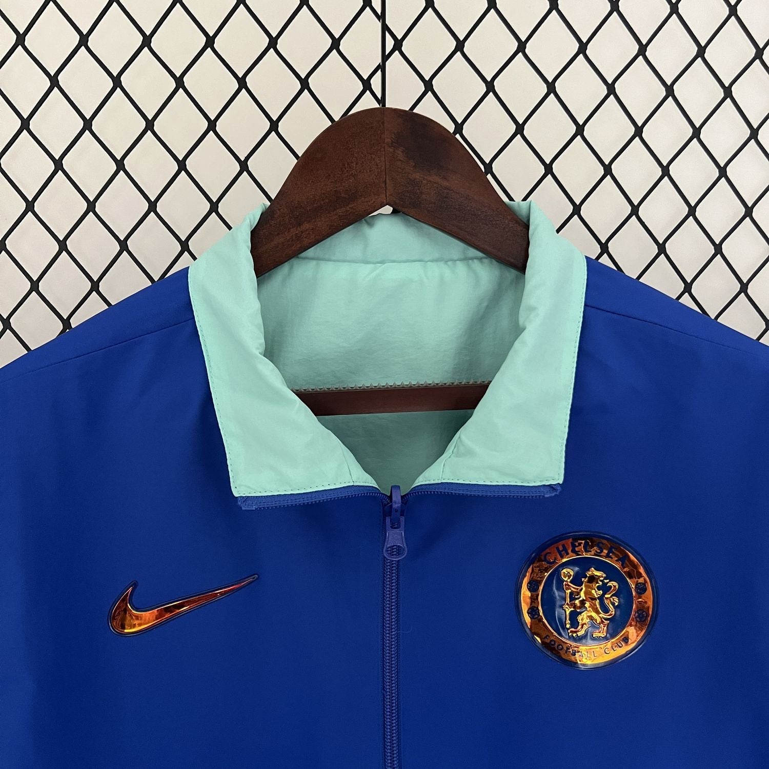 Chelsea 23/24 Windbreaker Reversible Blue and Green