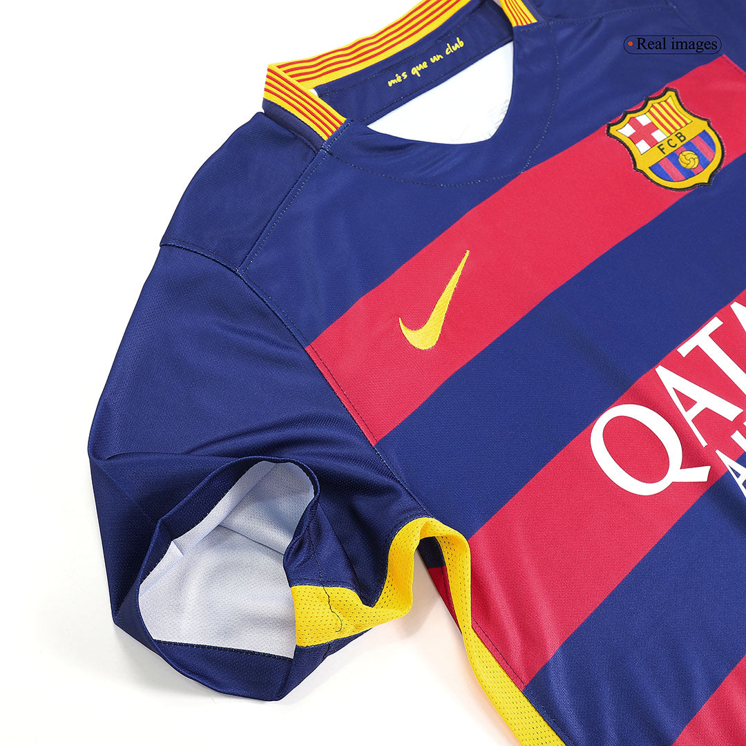 Camisa Barcelona Retro Home Neymar JR 2015/2016