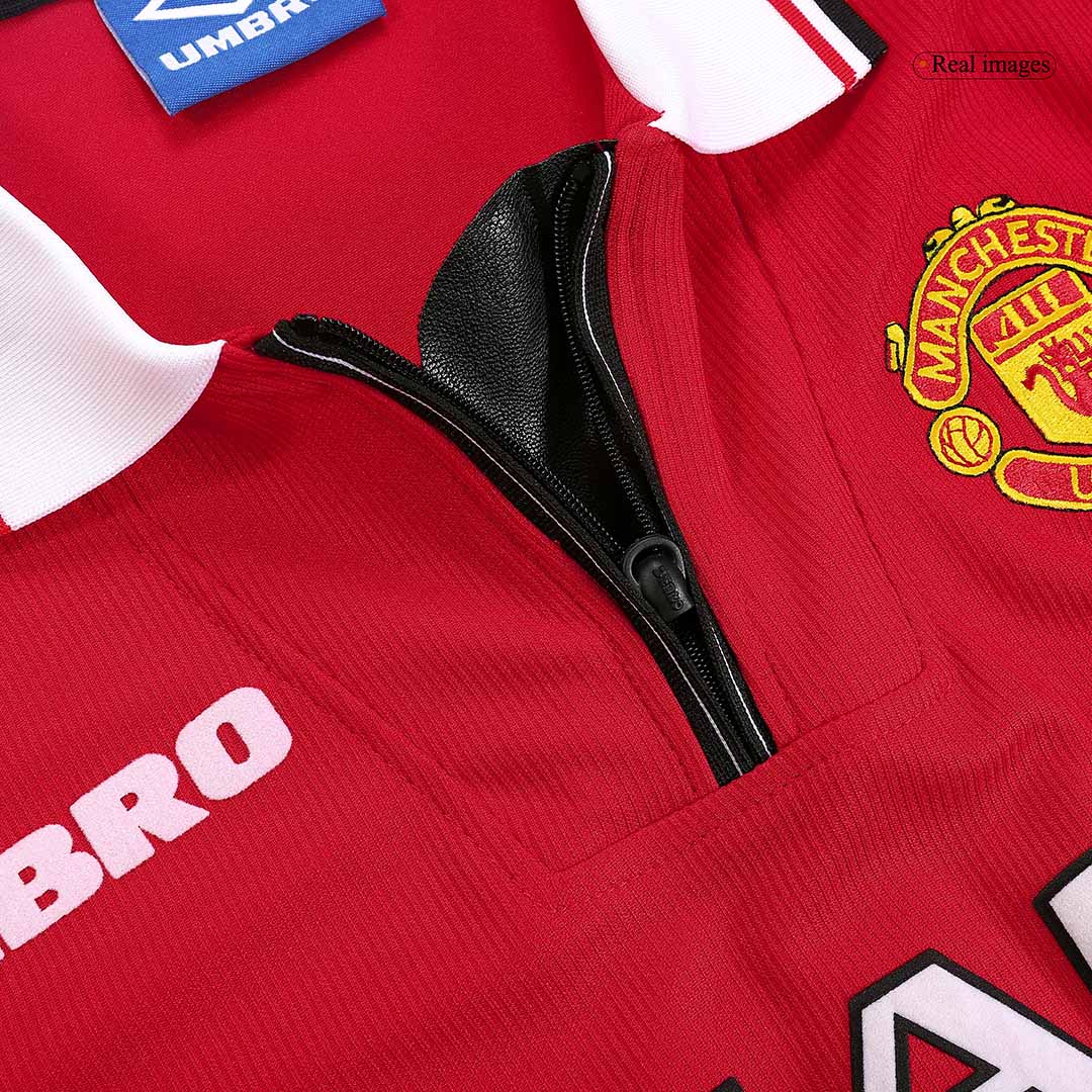 BECKHAM #7 Manchester United Retro Jersey Home 1999/00