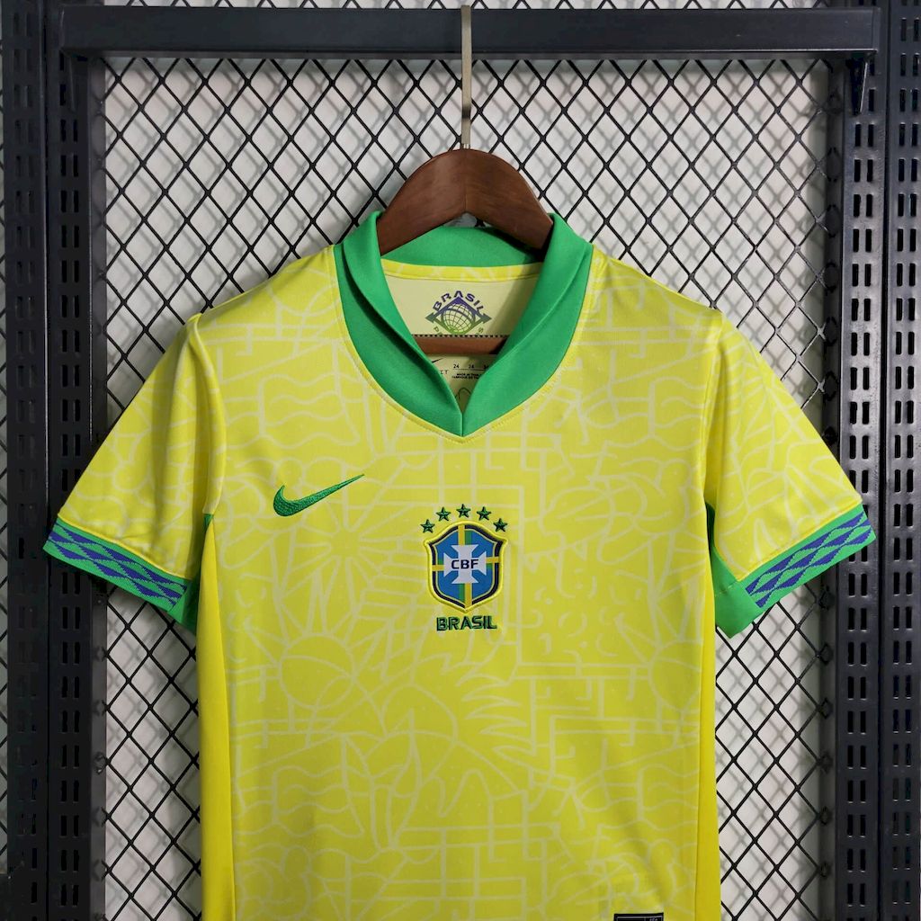 Kids Brazil Home Kit 2024/2025