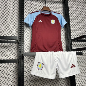 Kids Aston Villa Home Kit 2024/2025