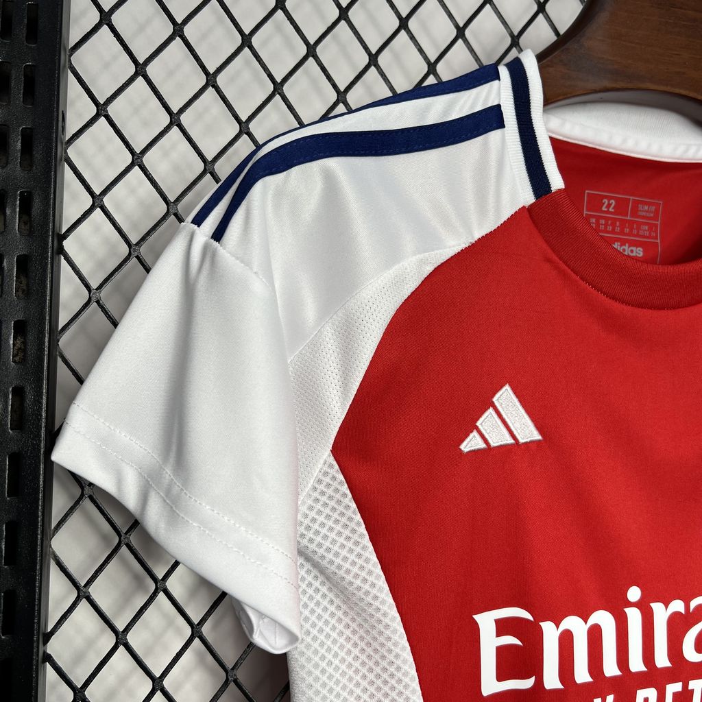 Kids Arsenal Home Kit 2024/2025 - Red and White