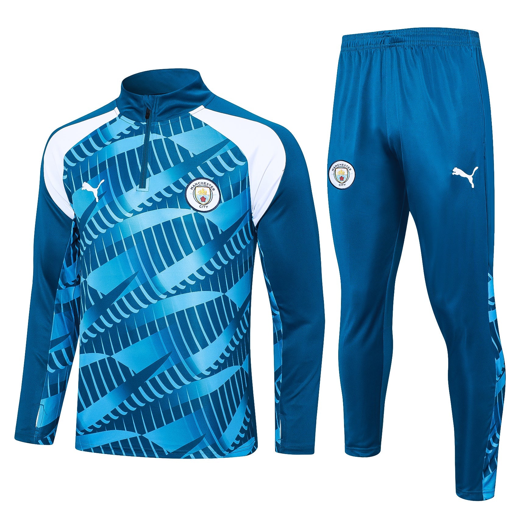 Manchester City 23/24 Half-Zip TrackSuit VI