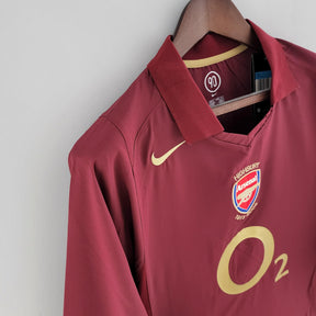 Arsenal Retro Jersey home 2005/06 - Long Sleeve